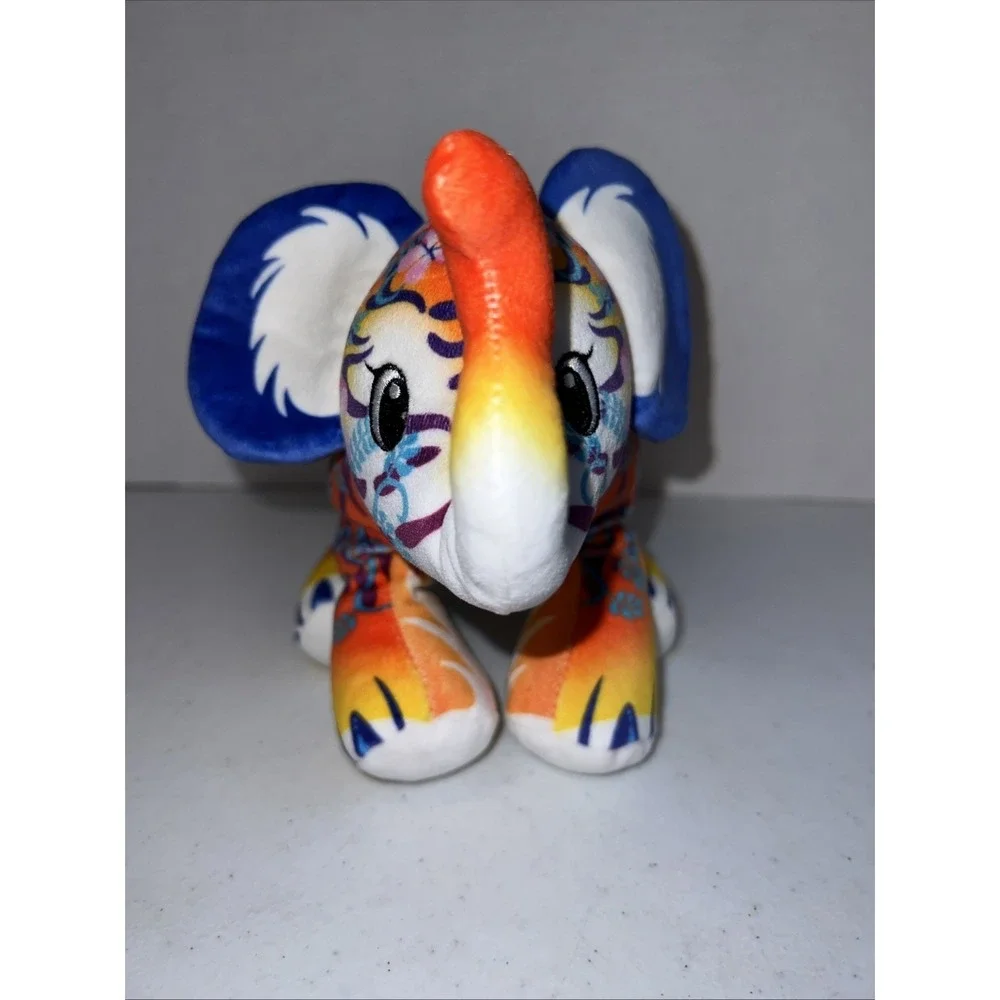 Pop Art Soft Cepia Mighty Size TIGER Elephant Plush Beanie Toy Collectible